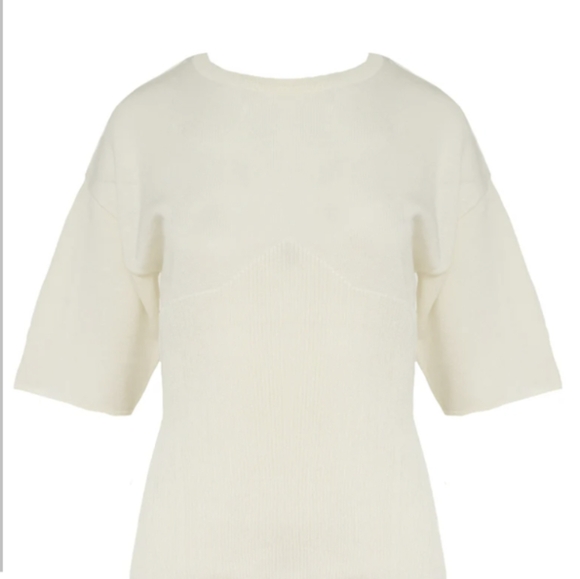 NWT Christopher Esber The Back Knit Tee | Open Back Designer Top | Size Large - Picture 3 of 11